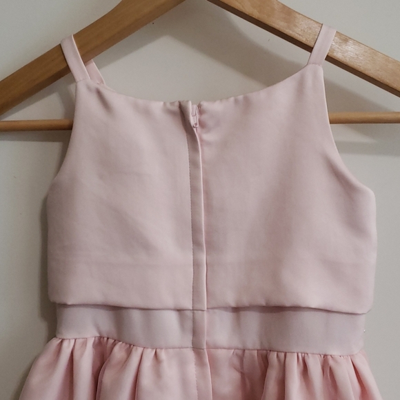 Us Angels flower girl dress in blush, size 5 - Picture 3 of 4